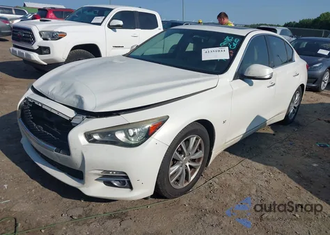 2015 Infiniti Q50 Premium from USA, damaged, VIN JN1BV7AP5FM333958